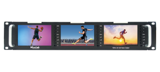 4K30p対応HDMI/3G-SDI<br>トリプルモニター