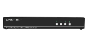 DisplayPort to 2系統HDMI対応<br>4ポートKVMスイッチ