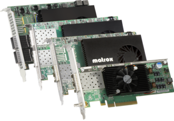 Matrox ST 2110対応ネットワークカード