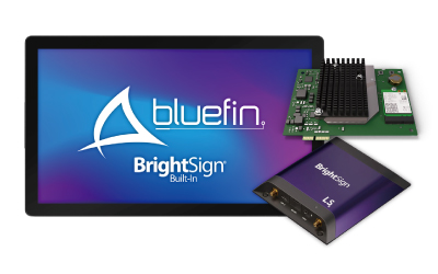 Bluefinシリーズ5 BrightSign内蔵タッチディスプレイ