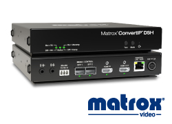 Over IP エンコーダー・デコーダー　Matrox ConvertIP（2023年上半期発売予定）