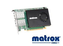 Matrox ST2110対応ネットワークカード